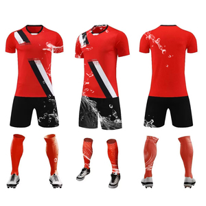 Yüksek kalite 2526 marsestines marsilya Madridses yetişkin futbol jarse bluz-Notch takım üniformaları futbol tişörtü süblimasyon örgü - Product Image 6