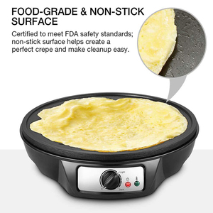 2024 piccola fabbrica di elettrodomestici da cucina produzione all'ingrosso di frittelle per fare Crepe Maker Machine - Product Image 2