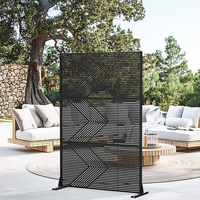 Panneau de clôture décoratif en aluminium électrophorétique pour une construction de clôture extérieure décorative durable