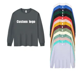 high quality casual sweatshirt for men and women universal custom graphic Oversized embroidered logo Long sleeve T-sh