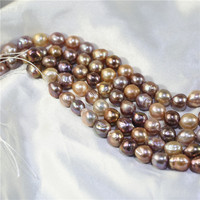 Feimefeirun — perles baroques edison, 10-11mm, couleur mixte, perles naturelles d'eau douce, pour homme