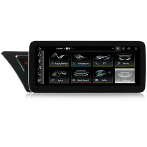 Navifly MNX 10.25 pouces sans fil Android autoradio lecteur GPS pour Audi A4 2009-2016 prise en charge de la sortie AV complète
