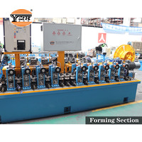 Machine de fabrication de tubes industriels en acier inoxydable soudés au laser de diamètre personnalisé YXH, entièrement automatisée, à économie d'énergie