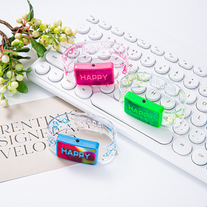 กำไลข้อมือเรืองแสง LED ของ MADESHINE พร้อมโลโก้สั่งทำพิเศษ สำหรับงานปาร์ตี้ฉลองปีใหม่ ของชำร่วยงานปาร์ตี้  สำหรับวันฮาโลวีน - Product Image 5