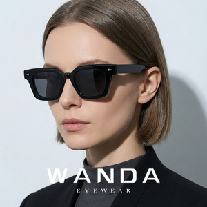 Wanda Rectangle Sunglasses UV400 Polarized Full Rim Men's Driving Fashion <b>Eyewear</b> - Product Image 2