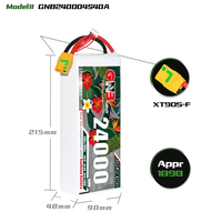 GAONENG GNB 4S 14.8V 24000mAh 24AH 40C 80C XT90 RC LiPo Battery Large Scale Drone Agriculture Quadcopter UAV Aircraft RC Truck
