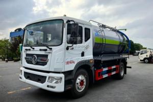 Hot Sale Dongfeng D9 Sewage Vacuum Tanker, 10CBM Tank Body, Carbon Steel & Stainless Steel Available,Manufacturer Direct Export - Product Image 3
