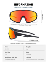 Lunettes de soleil de cyclisme pour hommes personnalisables avec logo, tendance, protection UV400, verres interchangeables, polarisées, pour activités de plein air – Meilleures ventes