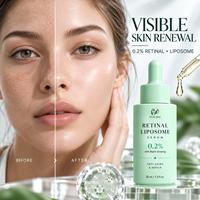 Sérum Visage Marque Blanche, Sérum Liposomal au Rétinal, Formule Personnalisée OEM/ODM, Ginseng Noir Anti-Âge, Fournisseur d'Usine de Soins de la Peau