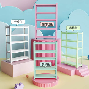 ชั้นวางของหลายชั้น Sanjian Furniture 6 ชั้น ทำจากเหล็กแผ่นรีดเย็น พร้อมแผงเพ็กบอร์ด สำหรับห้องทำงาน ห้องนั่งเล่น ระเบียง - Product Image 3