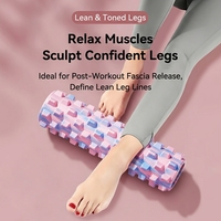 Lot de rouleaux de massage en mousse pour la récupération sportive et le fitness, avec picots pour la relaxation des jambes