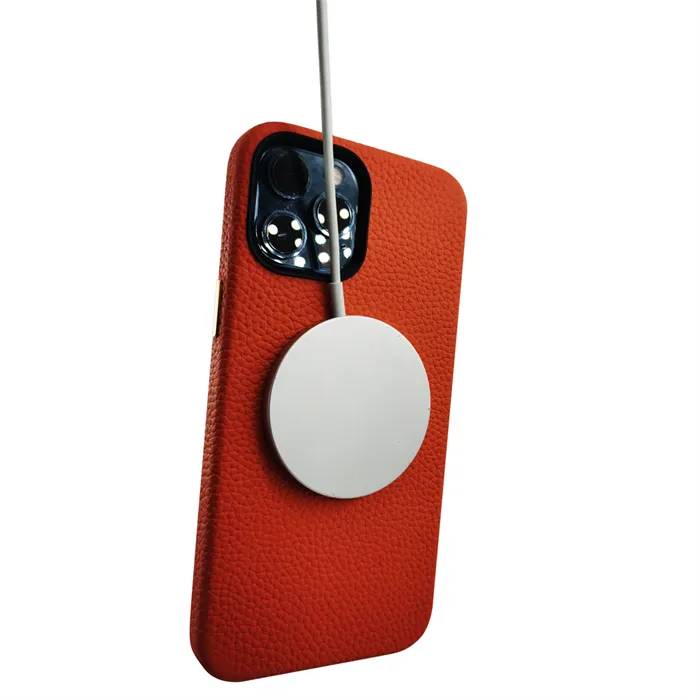 Cargador inalámbrico Estuches para Teléfono Celular Cubierta móvil Cuero genuino personalizado de lujo para Iphone 13 14 Pro Max Velvet Novel Case Jranter