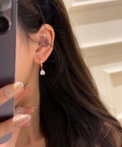 Xinfly 18K Gold Natural Diamond <b>Hoop</b> Earrings Sparkling for Women Ideal for Daily Formal Wear 2025 Gift - Product Image 5