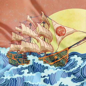 Pañuelos de Seda para Mujer, Pañuelo de Seda de Lujo Personalizado con Diseño Único para Colaboración con Marcas de Moda Boutique - Product Image 2