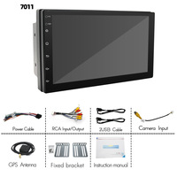 Reproductor MP5 Universal para Coche con Pantalla de 7/9/10 Pulgadas, Android, con Cámara de Visión Trasera y Navegador GPS