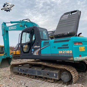 Excavadora Usada Kobelco SK210D de Japón, Excavadora de Segunda Mano de 21 Toneladas, Excavadora Original, Maquinaria de Construcción en Existencia - Product Image 2