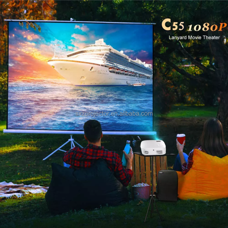 C55 Mini Video Smart Android WiFi 5G Mobiles Heimkino Tragbare