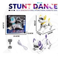 Éducation précoce Smart RC Robot chien jouet enfants télécommande en plastique aboiements cascadeur chiot avec programmation électrique marche AI chien