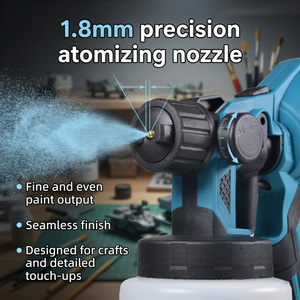 <span class=keywords><strong>Pistola</strong></span> de Pulverización Eléctrica Inalámbrica Portátil <span class=keywords><strong>para</strong></span> Automóvil, Pulverizador de Pintura sin Aire de Alta Presión <span class=keywords><strong>para</strong></span> Masilla, Látex <span class=keywords><strong>y</strong></span> Pintura de <span class=keywords><strong>Paredes</strong></span> - Product Image 2