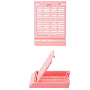 Casete para Procesamiento de Tejidos Histológicos con Orificios Cuadrados, Plegable y Desplegable - Product Image 2