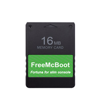 Carte mémoire FreeMcBoot Fortuna pour console PS2 Slim 8MB 16MB 32MB 64MB Carte de démarrage FMCB Accessoires de jeu rétro