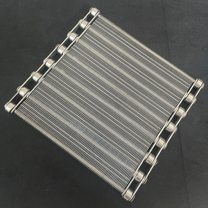 Patates üretim hattı için üretici paslanmaz çelik göz bağlantı tel örgülü konveyör - Product Image 2