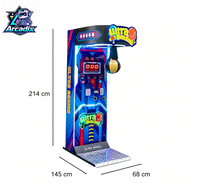 Machine de jeu d'arcade de boxe à monnayeur, machine de boxe électronique à prix d'usine, machine de boxe à monnayeur avec système de récompense