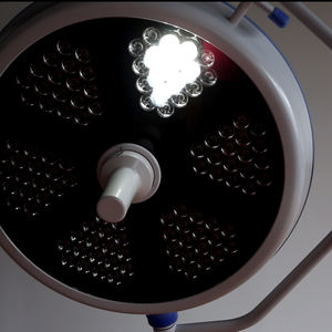 Lampe chirurgicale sans ombre à double tête LED 500/500, 700 mm, plafond, suspension, lampes d'opération scialytiques - Product Image 5