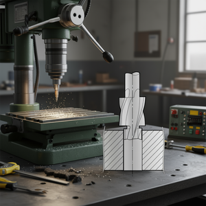 Laminateur Fervi avec connexion cylindrique pour pré-perçage des trous filetés - Product Image 3