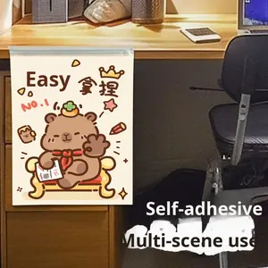 Jinyanyouxuan 3362 2025 Nuevo Modelo de Bolsa de Basura Adhesiva para Escritorio con Diseño de Capibara, Material de PE, Boca Plana y Gruesa, para Coche - Product Image 2