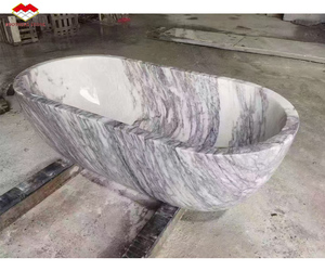 <span class=keywords><strong>Vasca</strong></span> da Bagno in Marmo Bianco di Carrara, Moderna <span class=keywords><strong>Vasca</strong></span> Freestanding in Marmo Massiccio Intagliato, <span class=keywords><strong>Vasca</strong></span> Rotonda per Bagno, Hotel e Progetti di Ville - Product Image 4