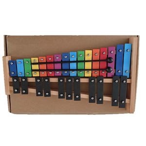 Glockenspiel Xylophone en Aluminium et Bois à 27 Tons pour Enfants, Instrument de Musique à Percussion en Gros, Jouet Musical d'Éveil Précoce - Product Image 5