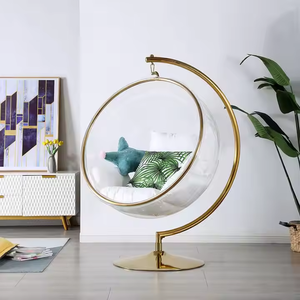 Fauteuil suspendu en rotin en forme d'œuf, design moderne, pour intérieur et extérieur, mobilier de jardin en métal et cannage, balançoire de patio - Product Image 4