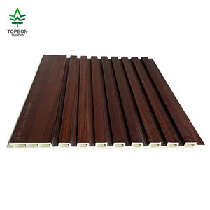 WPC moderno pannello di parete <span class=keywords><strong>per</strong></span> <span class=keywords><strong>interni</strong></span> Decore fogli PVC tavole di Decking, flessibile soggiorno copertura della parete - Product Image 4