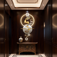 Vente directe d'usine de tableaux muraux de cerfs de luxe et artistiques pour la décoration d'entrée de salon, au design haut de gamme