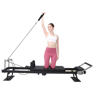 Máquina de Pilates Plegable Grande para Fitness en Casa, Equipo de Pilates Reformer para Pérdida de Peso, <span class=keywords><strong>Cama</strong></span> de <span class=keywords><strong>Yoga</strong></span> para Ejercicios de Core - Product Image 2