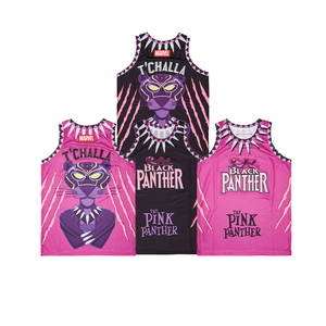 <span class=keywords><strong>Maglia</strong></span> da basket da <span class=keywords><strong>uomo</strong></span> la pantera nera rosa <span class=keywords><strong>Marvel</strong></span> S-XXL - Product Image 1