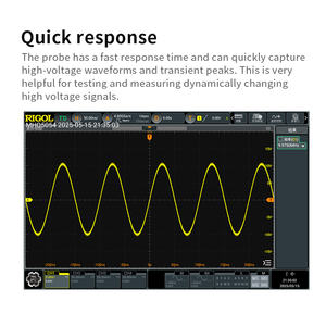 ETA5220A Yüksek Hassasiyetli Osiloskop Yüksek Gerilim Probu 20/30/60kv AC/<span class=keywords><strong>DC</strong></span> Endüstriyel Kullanım için Tek Uçlu Prob - Product Image 6