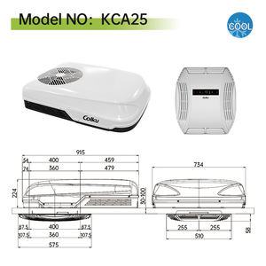 Climatisation de toit pour camping-car, camion et caravane, compresseur électrique haute performance 220V, unité de climatisation - Product Image 2