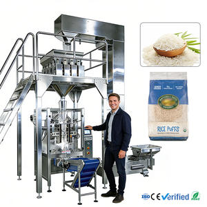 Máquina Empacadora Automática de Alta Velocidad <span class=keywords><strong>para</strong></span> Bolsas de Arroz, Máquina de Llenado y Empaquetado de Granos y Granulados, Máquina de Pesaje y Empaquetado de Bolsas, Precio - Product Image 1