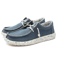 Chaussures mocassins pour homme personnalisées avec logo, style décontracté, toutes saisons, semelle extérieure en EVA respirante et légère, fabrication OEM/ODM en gros