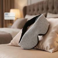 Masque de sommeil 3D profilé, réglable, sans pression sur les yeux, respirant, pour les dormeurs latéraux