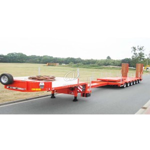 <span class=keywords><strong>Remorque</strong></span> <span class=keywords><strong>de</strong></span> transport à 4 essieux extensible à lit bas, avec pales d'éolienne, populaire au Vietnam - Product Image 5