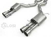 Système d'échappement Catback à soupapes en acier inoxydable, kit de tuyaux de silencieux haute performance pour BMW M5 F10 M6 F06 F12 F13 S63 4.4T 2011-2017
