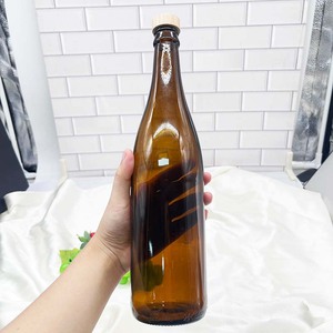 Bouteilles en verre vides ambrées de 650ml Champagne Bouteilles de vin en verre Vin Rouge Bouteilles de <span class=keywords><strong>Bordeaux</strong></span> Vente en gros - Product Image 6