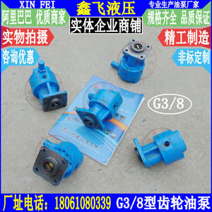 Bomba de Aceite para Engranajes G3/8, Desplazamiento de 16 L/min, Velocidad Máxima de 1600 RPM, Presión de 0.5 MPa, Tipo de Bomba de Pistón G1 Pulgada - Product Image 1