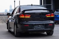 Nueva Luz Trasera LED de Alta Calidad para Mitsubishi Lancer EX 2008-2018, Estilo EVO, RGB, Impermeable, Enchufar y Usar, Luz de Freno, Reversa y Trasera