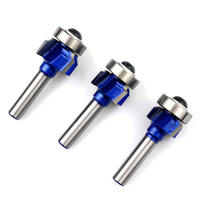 Fresa de Madera de 4 Filos de Alta Calidad con Vástago de 6 mm, Cortador de Fresado para Trabajar la Madera, Cuchilla de Recorte R1 R2 R3