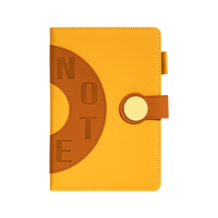 Agenda A5 personnalisé avec couverture en PU faite à la main et plusieurs pages intérieures pour les notes de réunion et les études