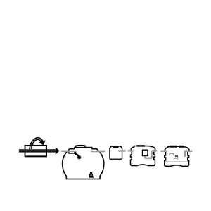 Système de récupération des eaux pluviales First Rain T4 10000L - Rinçage automatique pour les eaux pluviales urbaines municipales - Product Image 1
